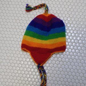Rainbow Winter Hat